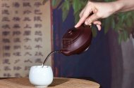 《漢云》宜興紫砂壺工藝美術(shù)師純手工紫泥中壺茶具泡茶壺漢云