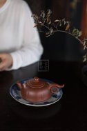 《裙舞》宜興紫砂壺工藝美術師純手工創(chuàng)新壺泡茶壺底槽青茶具