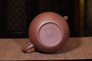 《佛肚竹》宜興紫砂壺工藝美術(shù)師手工紫泥茶壺具