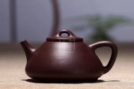 《子冶石瓢》紫砂壺宜興實(shí)力派名家手工泡茶壺石瓢茶具紫泥茶壺