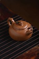 《閑情逸致》宜興紫砂壺全手工工藝美術(shù)師茶具純泡茶壺七彩桂花砂