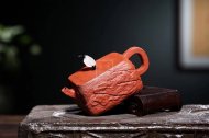 《拋磚引玉》宜興紫砂茶壺紫砂創(chuàng)新壺泡茶壺大紅袍手工工藝美術(shù)師泡茶壺