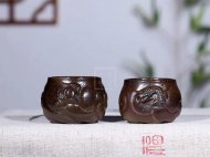 《柴燒分茶器主人杯》宜興本山段泥（柴燒）紫砂壺純手工茶壺茶具