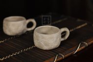 《帶把供春杯》宜興紫砂壺手工段泥泡茶壺茶具