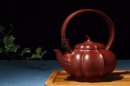 《瓜語》宜興紫砂壺茶具泡茶壺高級工藝美術(shù)師手工大紅袍瓜語