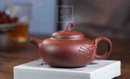 《櫻桃》宜興紫砂壺純手工底槽青泡茶壺