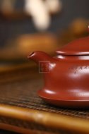 《扁玉》宜興紫砂壺工藝美術(shù)師手工大紅袍泡茶壺茶具