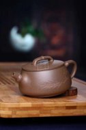 《竹節(jié)石瓢》宜興紫砂壺茶壺石瓢茶具全手工段泥