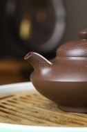 《合歡》宜興紫砂壺助理工藝美術(shù)師手工泡茶壺合歡茶具壺