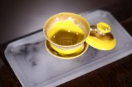 《虎皮花釉蓋碗》紫砂壺宜興手工純泡茶壺茶具骨瓷