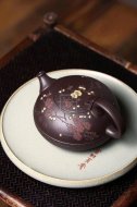 《茗香石瓢》宜興紫泥料紫砂壺工藝美術(shù)師手工收藏茶壺茶具