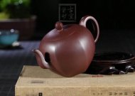 《六方美人肩》宜興紫砂壺工藝美術(shù)師手工茶壺茶具100目紫泥美人肩