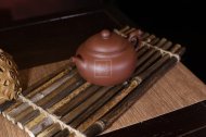 《圓墩》宜興紫砂壺助理工藝美術(shù)師茶具紫泥創(chuàng)新