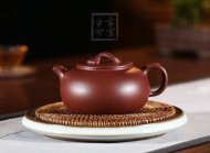 《祥云壺》宜興紫砂壺底槽青創(chuàng)新壺全手工茶壺