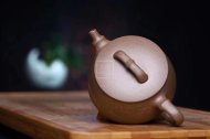 《竹節(jié)石瓢》宜興紫砂壺茶壺石瓢茶具全手工段泥