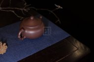 《竹影》宜興紫砂壺助理工藝美術(shù)師手工紫泥泡茶壺禮品