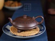 《神燈壺》創(chuàng)新壺茶具茶壺宜興手工紫砂壺底槽青