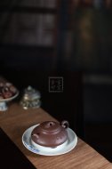 《碧浪》宜興純手工創(chuàng)新壺紫砂壺紫泥茶壺茶具