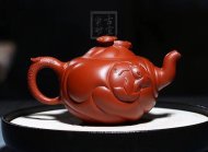 《魚化龍》宜興紫砂壺魚化龍紫砂泡茶壺朱泥手工工藝美術(shù)師紫砂茶具