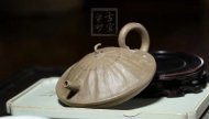 《小蓮蓬》宜興青灰泥工藝美術(shù)師全手工收藏把玩創(chuàng)新壺茶具