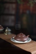 《碧浪》宜興純手工創(chuàng)新壺紫砂壺紫泥茶壺茶具