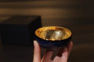 《鎏金杯》純手工紫砂壺全手工宜興瓷器茶壺花器