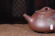 《石瓢》石瓢宜興紫砂壺純手工高級工藝美術(shù)師茶壺底槽青