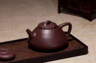 《子冶石瓢》紫砂壺宜興實(shí)力派名家手工泡茶壺石瓢茶具紫泥茶壺