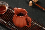 《菱花公道杯2》宜興紫砂壺手工泡茶壺茶具大紅袍