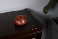 《刻繪石瓢》宜興工藝美術(shù)師工紫砂壺家藏大紅袍石瓢