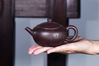 《碗玉》宜興紫砂壺實力派名家純手工創(chuàng)新泡茶壺紫泥茶具