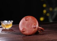 《金絲石瓢》宜興紫砂壺工藝美術(shù)師手工大師大紅袍泡茶器石瓢