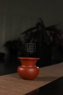 《紫砂茶濾》全手工花器大紅袍紫砂壺