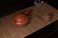 《仿古如意》紫砂茶具茶壺助理工藝美術(shù)師純手工仿古如意大紅袍