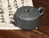 《竹段》宜興豆青泥紫砂壺純手工茶壺茶具