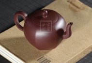 《六方美人肩》宜興紫砂壺工藝美術(shù)師手工茶壺茶具100目紫泥美人肩