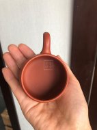 《帶把小杯》宜興手工朱泥泡茶壺茶壺茶具